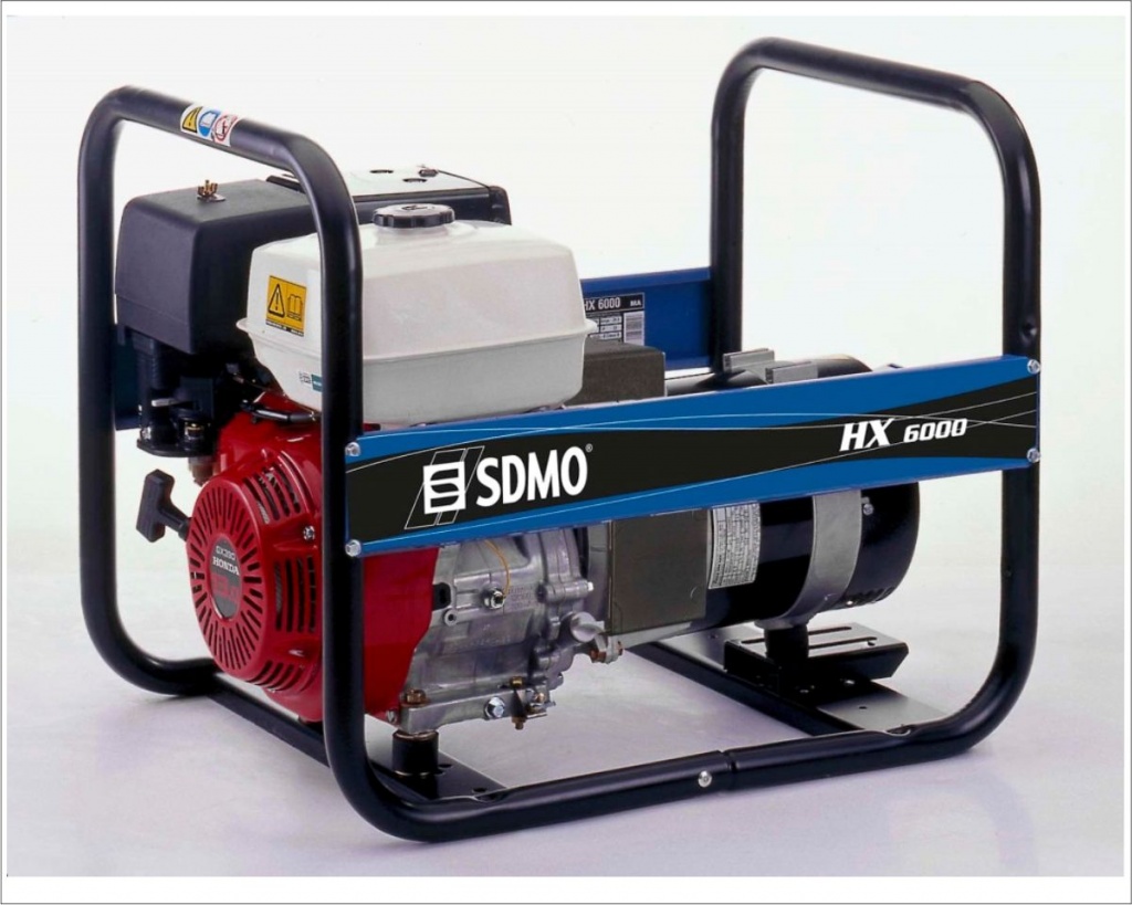 Электростанция бензиновая SDMO HX 6000-C