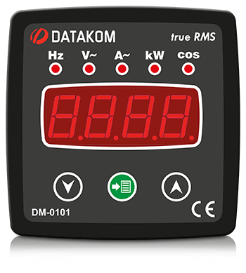 DM-0101 мультиметр, 1-фазный, 72х72