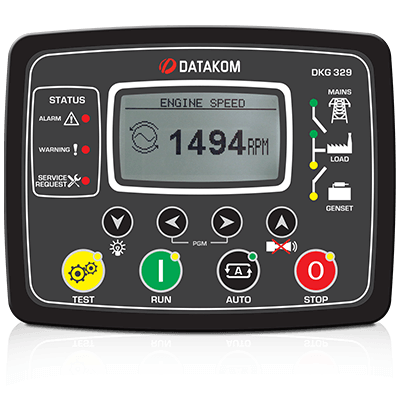 DKG-329 DUAL Автоматическое переключение сети+2 генератора