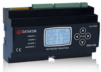 DKM-430-PRO Анализатор сети 30вх ТТ, 24вх пред, 1.9” LCD, RS-485, USB/Device, 2-вх, 2-вых, GPRS, AC