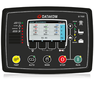D-700 TFT-AMF Контроллер для генератора (RS-485, Ethernet)